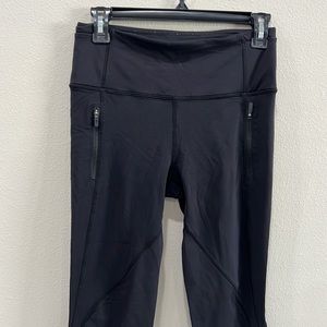 Lululemon Black Leggings With Multiple Pockets